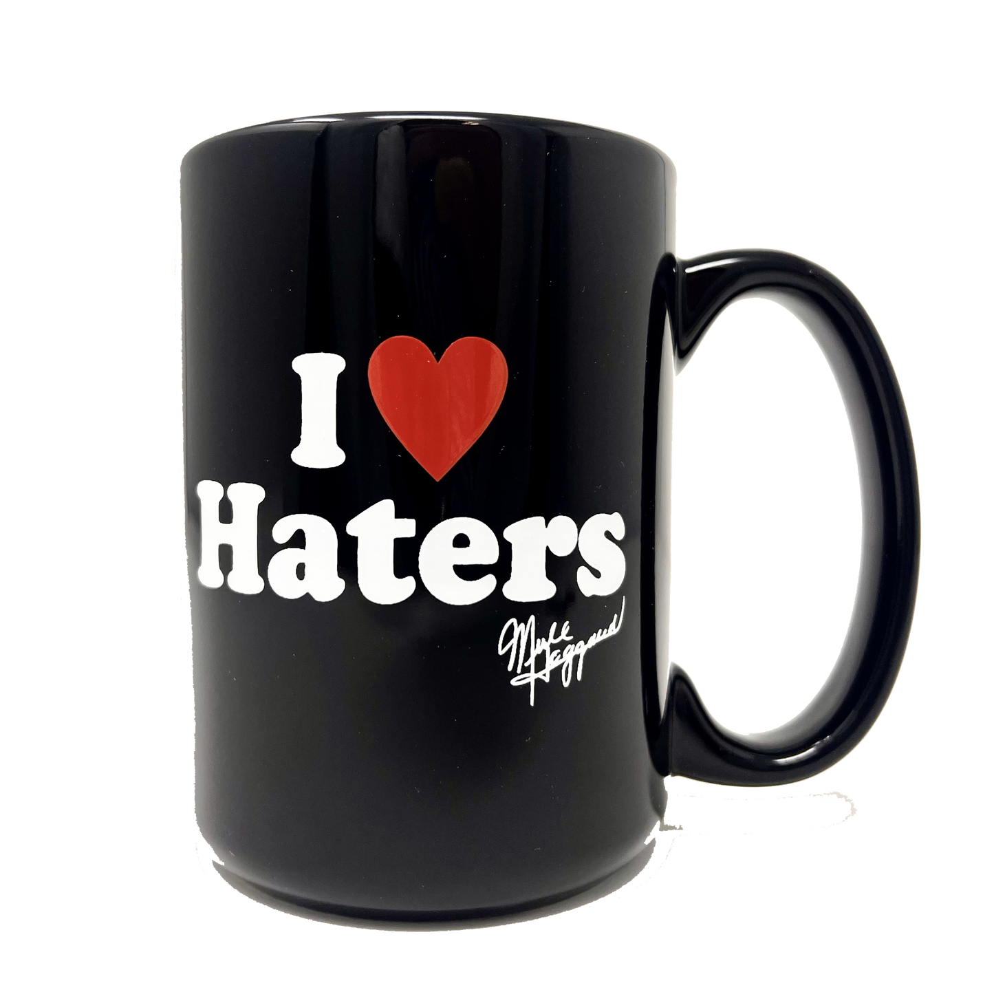 "I <3 Haters" Merle Haggard Coffee Mug