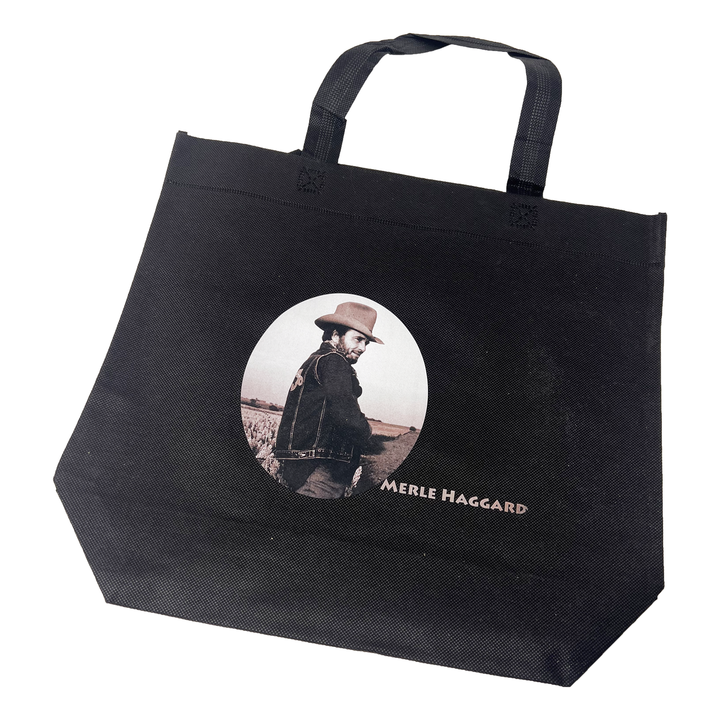 Merle Haggard Black Tote