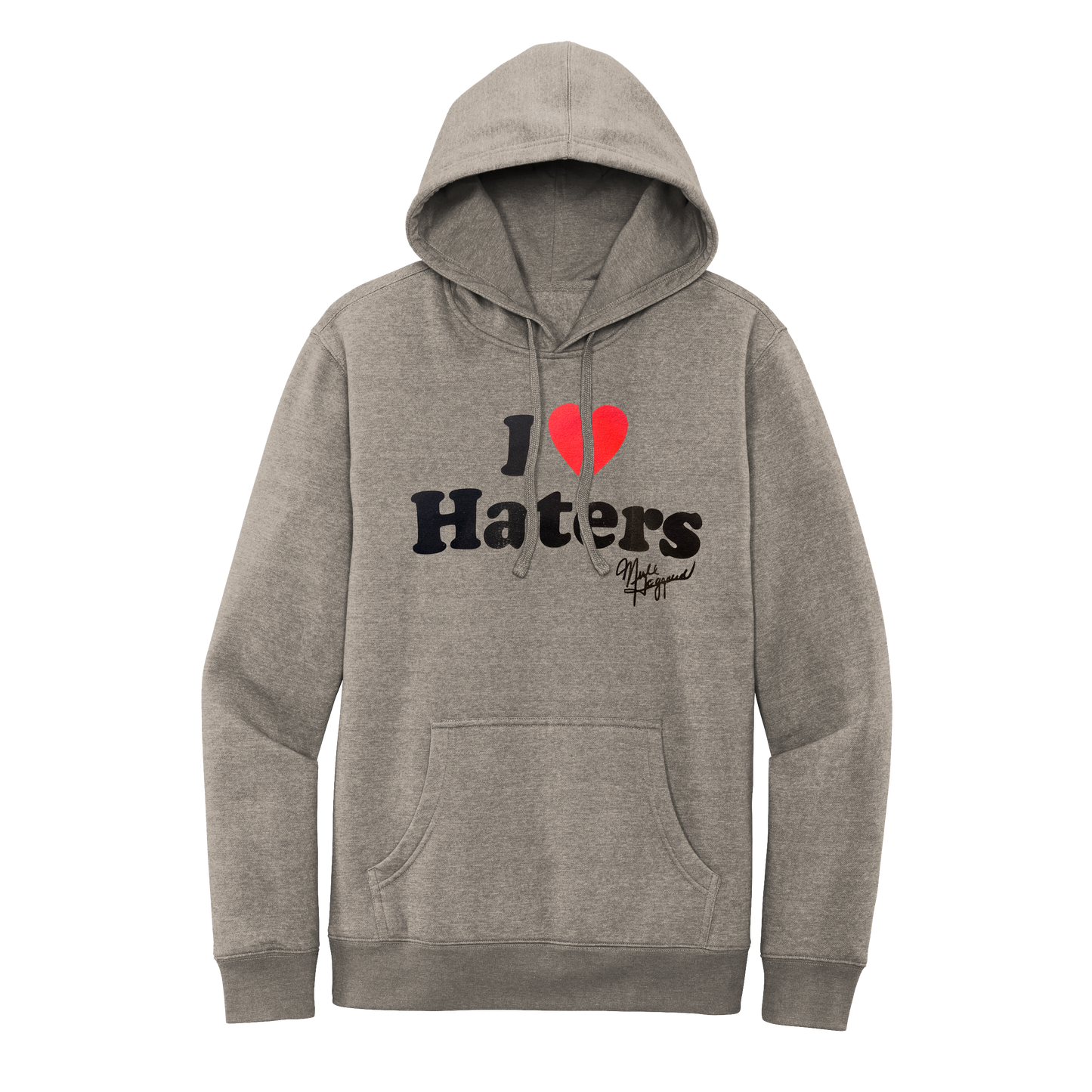 Merle Haggard Haters Grey Hoodie – Merle Haggard Official Store